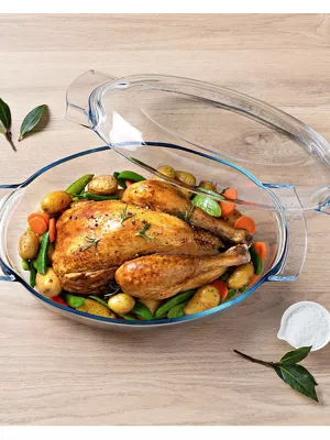 Cocotte Ovale verre Pyrex