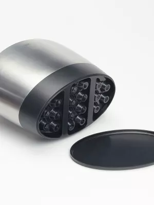 Pot à ustensiles ovale inox OXO