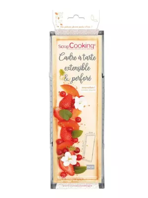 Cadre à Tarte Extensible & Perforé Scrapcooking