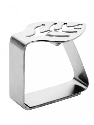 Lot de 4 Pince-Nappes Inox Lacor