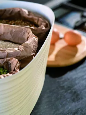 Boîte à Pain Plastique Recyclé & Bambou Guzzini