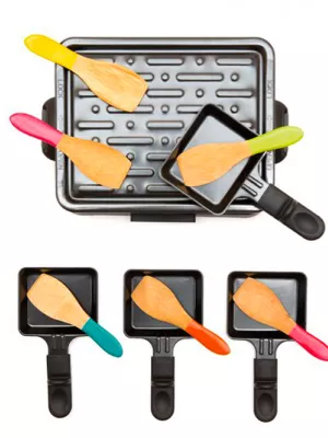 Spatules à raclette en bambou Pebbly