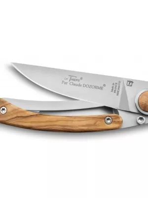 Couteau de poche Manche Olivier Liner Lock Le Thiers Claude Dozorme
