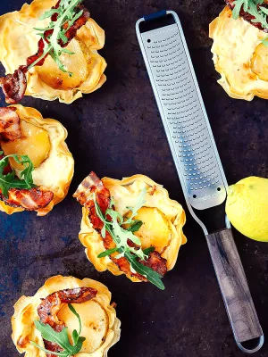 Râpe Zesteur Master poignée bois Microplane