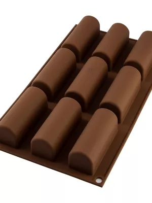 Moule 9 Mini-Bûches Classic Silikomart