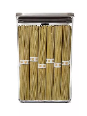 Boîte Pop Steel 2,6 L couvercle inox Oxo