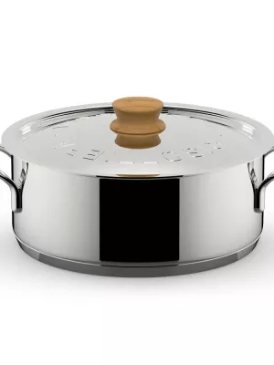 Casserole à Risotto avec couvercle Dedica Lagostina