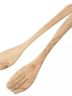 Couverts à Salade en bois d'Olivier Fackelmann