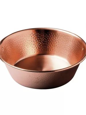 Bassine à Confiture Cuivre Martelé Baumalu