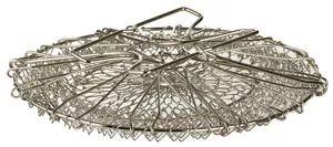 Panier à salade inox pliant avec raidisseur