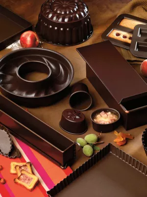 Moule à tarte anti-adhesif fond amovible Gobel