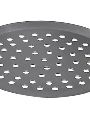 Tourtière basse perforée tôle De Buyer