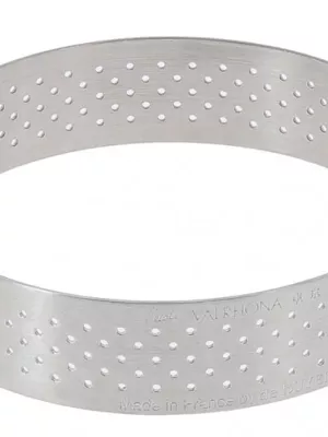 Cercle à Tarte Perforé Valrhona De Buyer