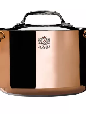 Braisière Cuivre Inox Induction avec Couvercle De Buyer "Prima Matera"