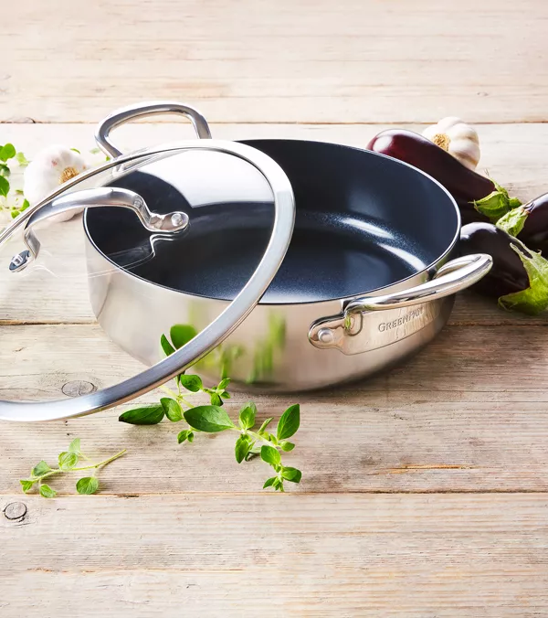 Produit Sauteuse 2 anses anti-adhésive céramique Barcelona Evershine GreenPan Image