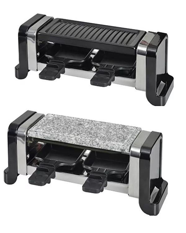 Produit Appareil à Raclette noir 2 personnes Kitchenchef Image