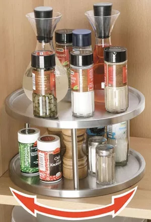 Produit Plateau tournant inox 2 étages Image