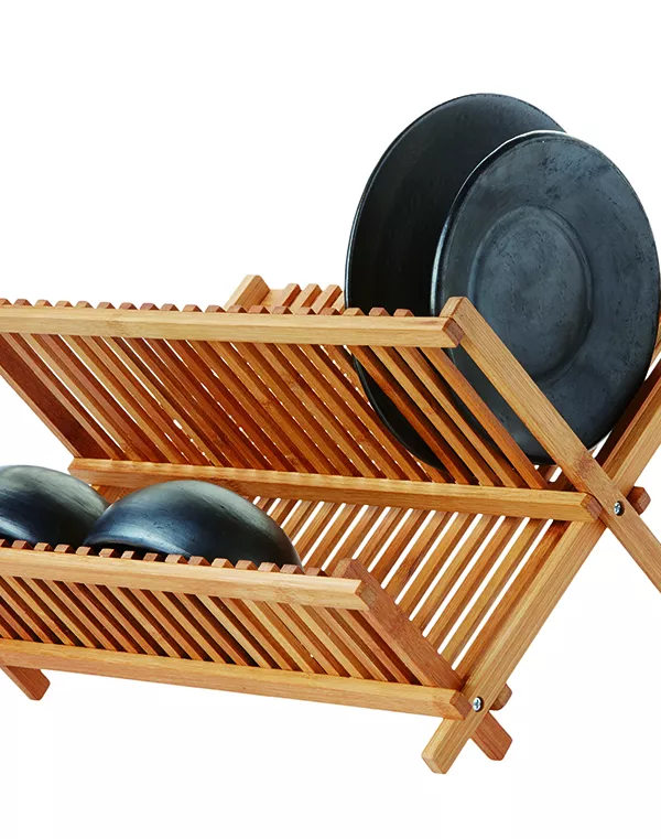 Produit Egouttoir à Vaisselle en Bambou Point Virgule Image