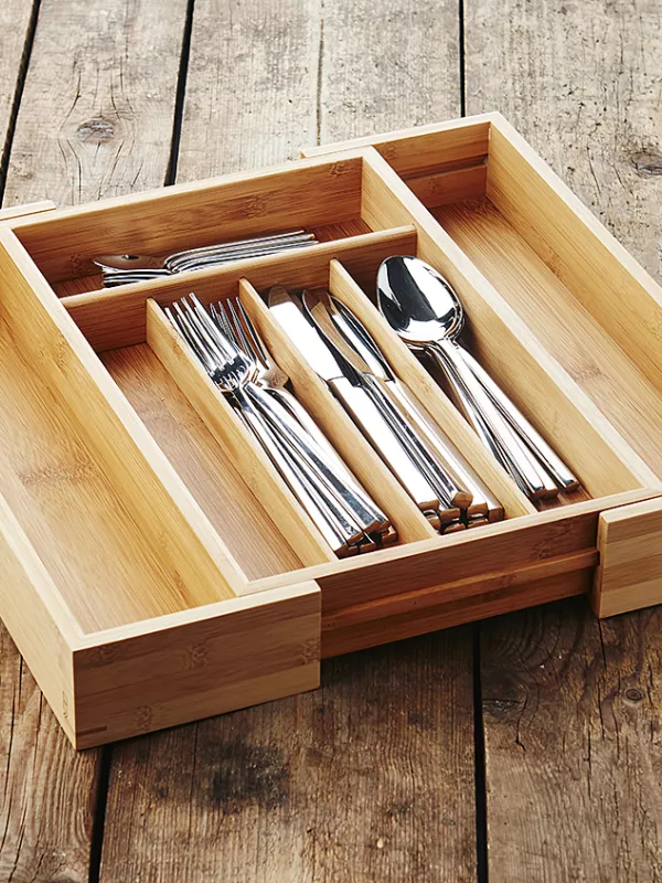 Produit Range Couverts Modulable en Bambou Point Virgule Image