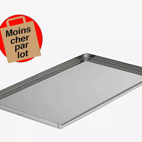 Produit Plaque Pâtissière Bords Droits Inox De Buyer Image
