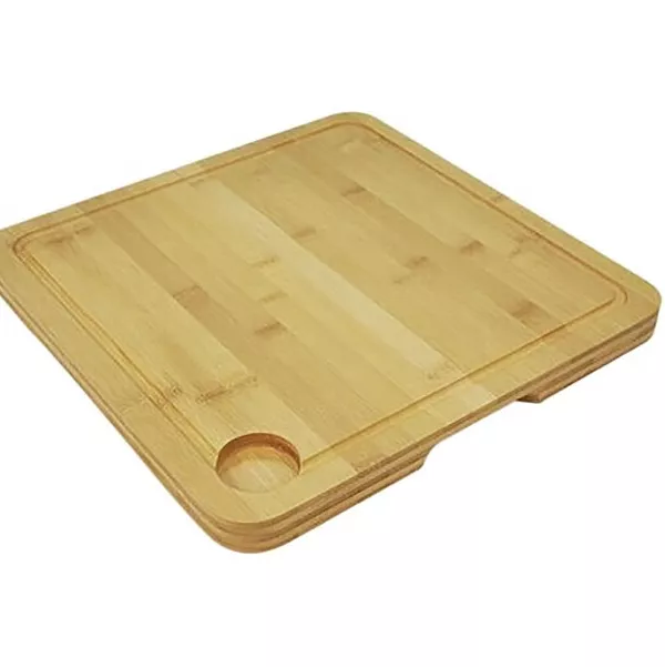 Produit Planche à Découper Carrée en Bambou Point Virgule Image