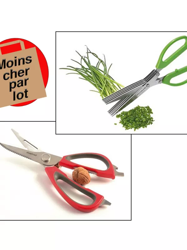 Produit Lot Ciseaux de cuisine + Ciseaux à herbes Image