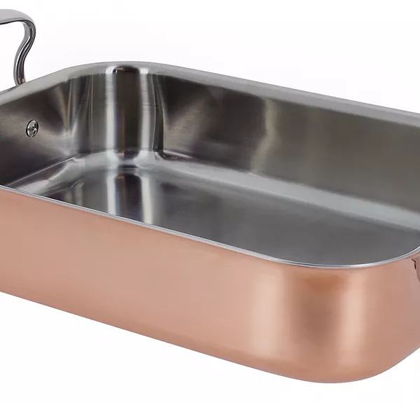 Produit Plat à Rôtir en Cuivre/Inox 2 anses De Buyer Image