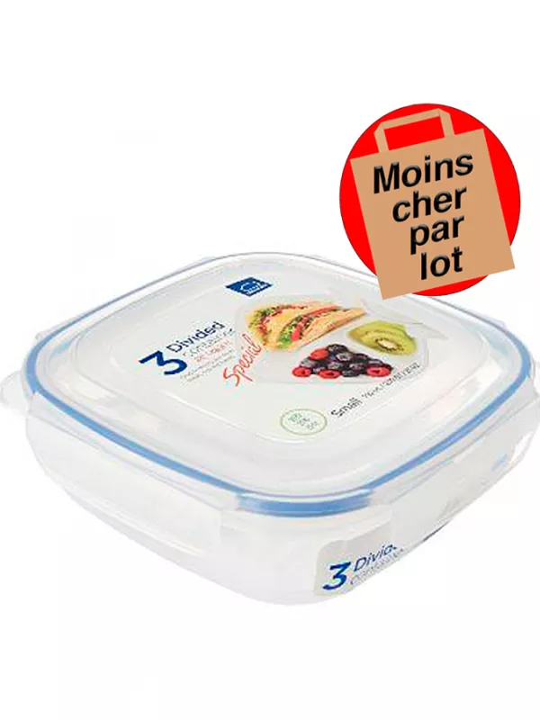 Produit Boîte hermétique 3 compartiments Lock & Lock Image