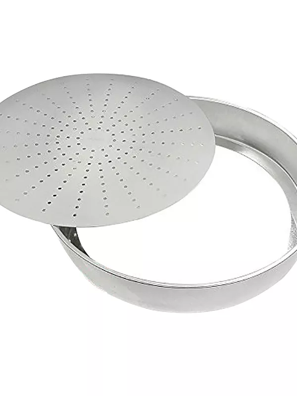 Produit Moule Rond à Flan en Fer Blanc et Fond Amovible Perforé Gobel Image