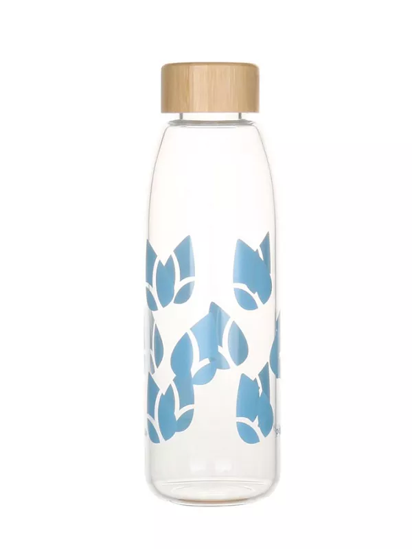 Produit Bouteille en Verre à Bouchon en Bambou Pebbly Image