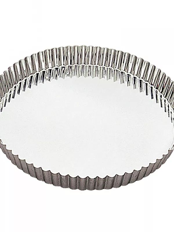 Produit Moule à tarte cannelé bord haut fer blanc Gobel Image