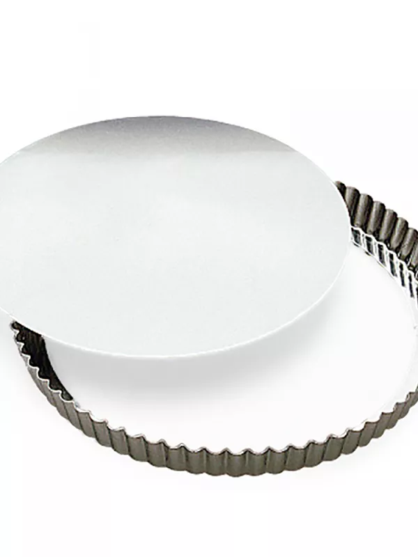 Produit Moule à tarte cannelé fer blanc Gobel (fond amovible) Image