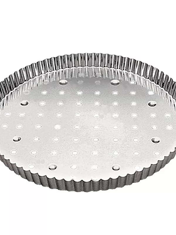 Produit Moule à tarte cannelé fer blanc Gobel (fond perforé) Image