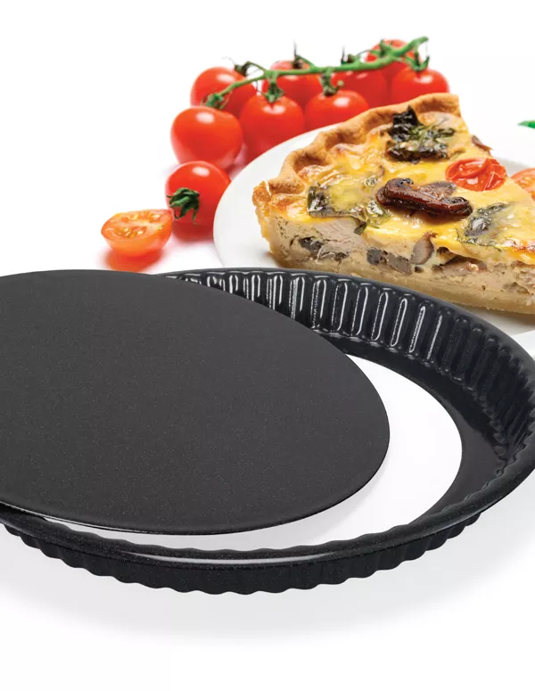 Produit Moule à Tarte Acier Emaillé Fond Démontable Patisse Image