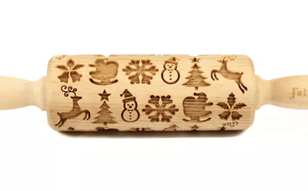Produit Mini Rouleau à Pâtisserie décor Noël Folkroll Image