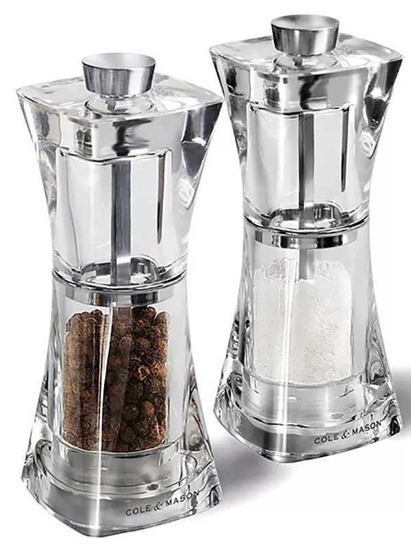 Produit Set de 2 moulins poivre / sel Crystal Cole & Mason Image