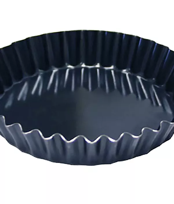 Produit Moule à Tartelette Evasée en Tôle Bleue De Buyer Image