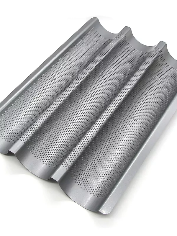 Produit Plaque de Cuisson Perforée Inox 3 Baguettes De Buyer Image
