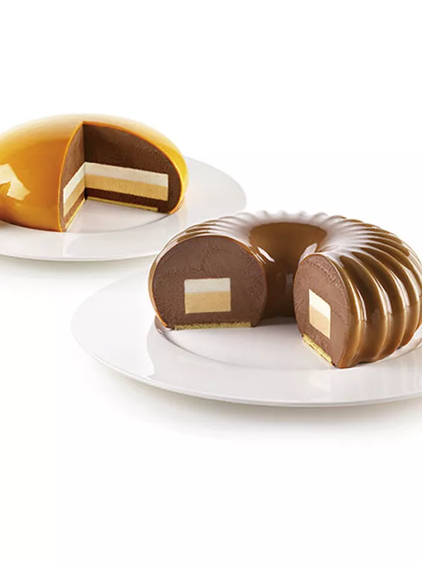 Produit Moule Silicone à insert rond Silikomart 3D Design Image