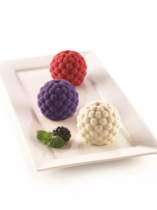 Produit Moule Silicone Fruits des Bois Silikomart 3D Design Image