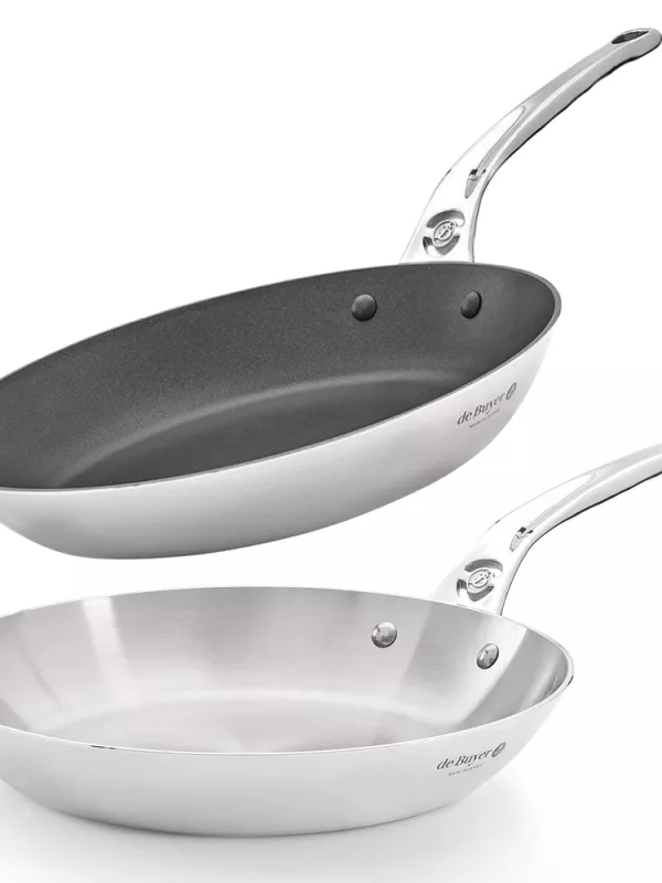 Produit Duo Excellence poêle inox Affinity et Poêle anti-adhésive Affinity De Buyer Image