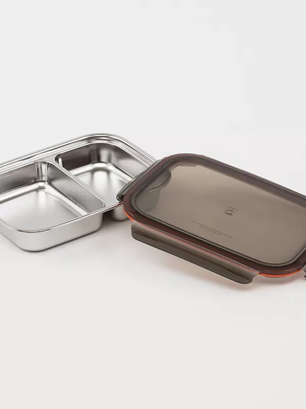 Produit Boîte hermétique Inox rectangulaire 2 Compartiments Cuitisan Image