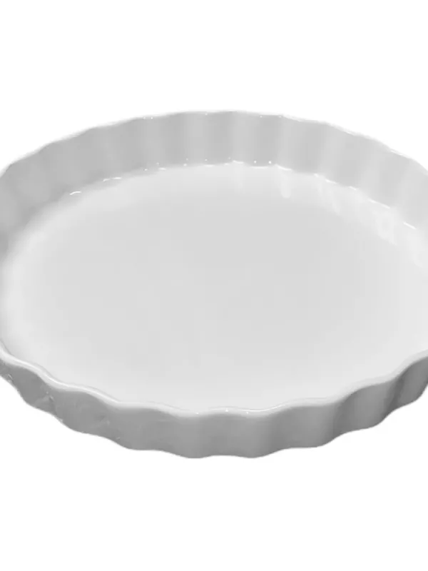 Produit Moule à Tarte Porcelaine Blanche Image