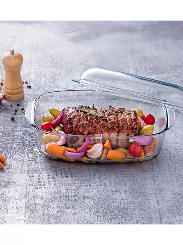 Produit Cocotte Four Rectangulaire en verre Pyrex Image