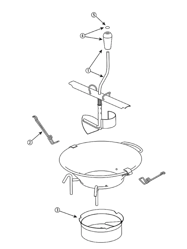 Produit Pièces Détachées Moulin n°5 étamé pro Tellier Image