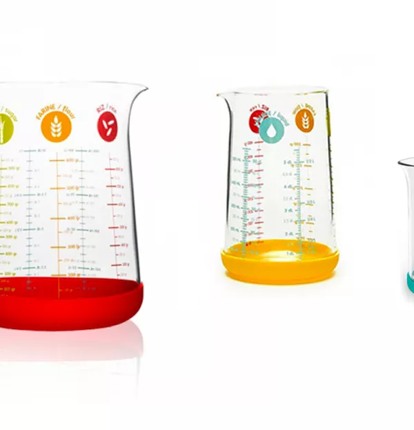 Produit Lot 3 verres mesureurs Pebbly Image