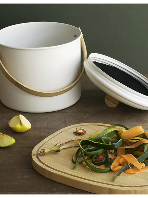 Produit Set Zéro Déchet et seau à compost Pebbly Image