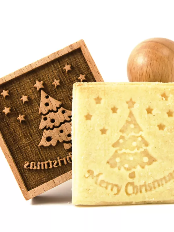 Produit Tampon Décoratif Merry Christmas Folkroll Image