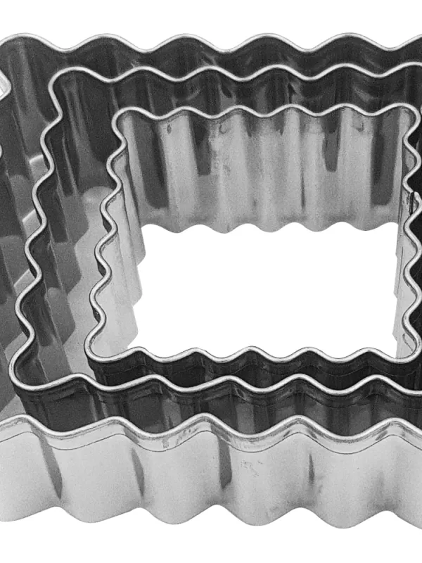 Produit Lot de 3 Découpoirs Inox Carrés Patisse Image