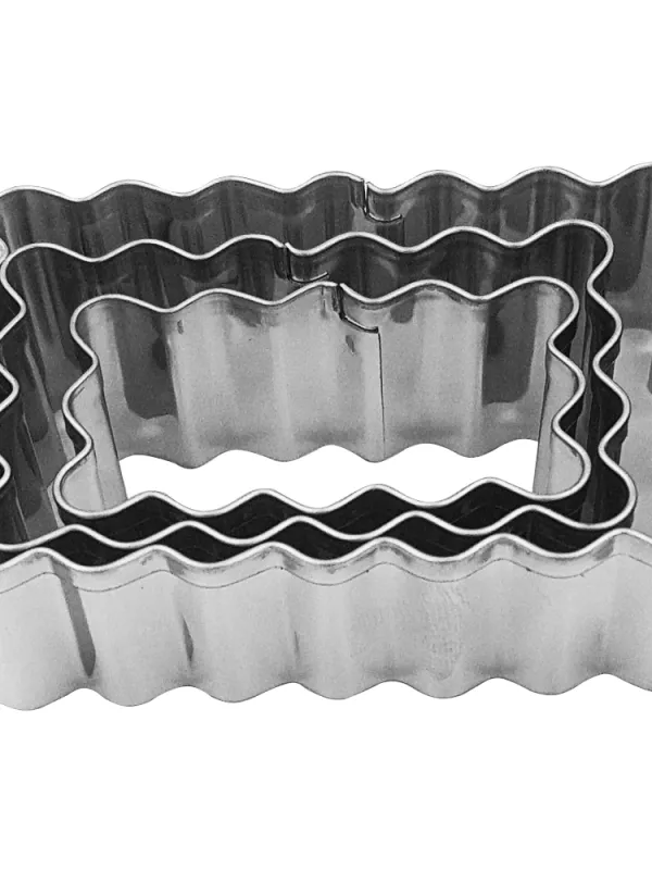 Produit Lot de 3 Découpoirs Inox Rectangulaires Patisse Image